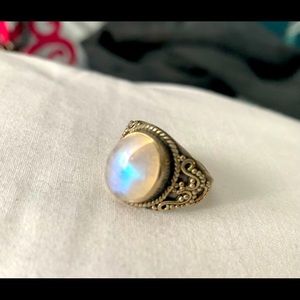 Moonstone Stirling Silver Ring